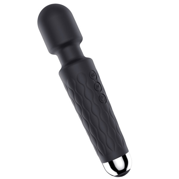 The "Circe" Wand Massager and Vibrator is Magic! Waterproof body-safe silicone construction, with separate controls for pattern and intensity.