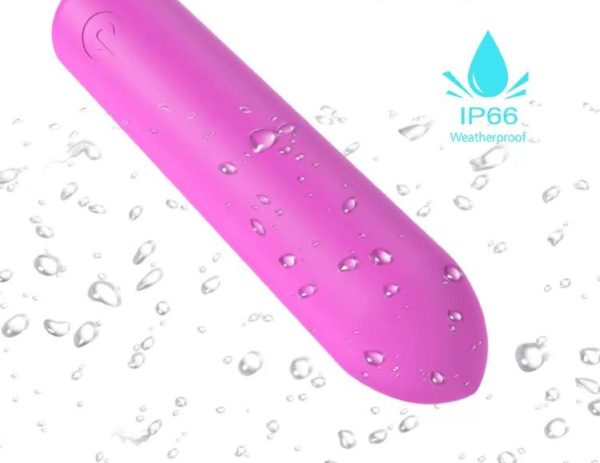 Body-Safe silicone, waterproof Zee bullet vibrator with multiple settings