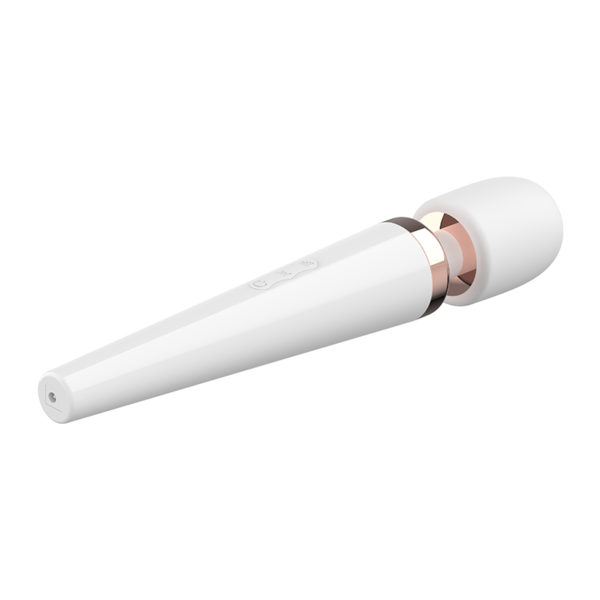 The "Luna" Wand Massager is Magic. Silicone, ABS, waterproof, and environmentally friendly USB charging.