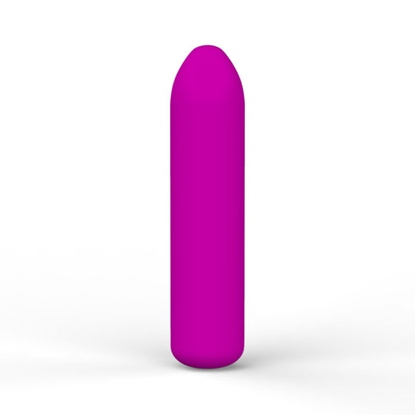 Body-Safe silicone, waterproof Zee bullet vibrator with 10 vibration and pattern settings