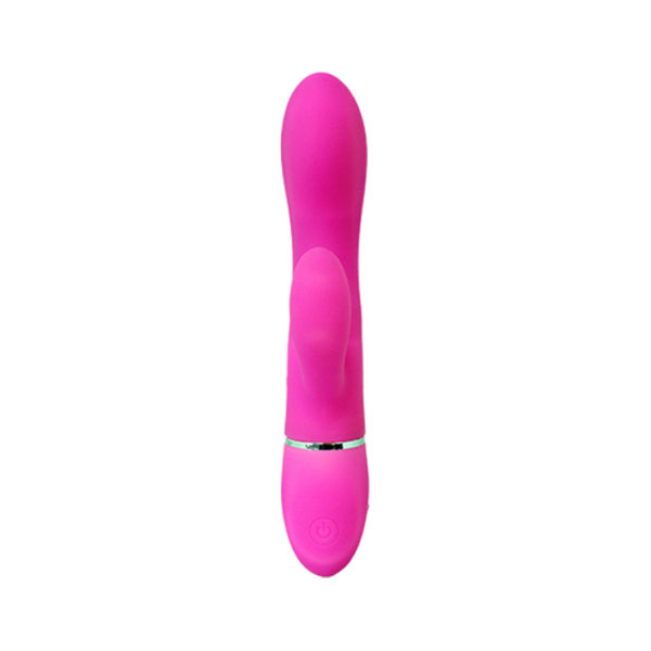 The flexible "Rinni" rabbit vibrator with dual clitoral and g-spot stimulation. Body-safe silicone, waterproof, usb-rechargeable.