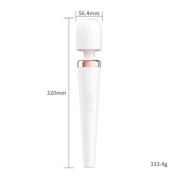 The "Luna" Wand Massager is Magic - solid construction, 56.4mm across and 320mm long.