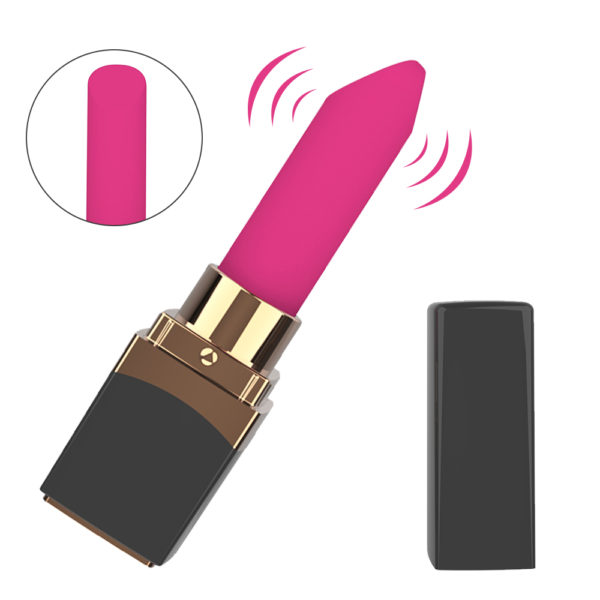 Our "Lipstick" Bullet Vibrator looks exactly like a lipstick, even including a handy cap.