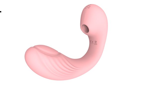 The "Emma" waterproof dual-stimulation suction and G-spot sex-toy vibrator.