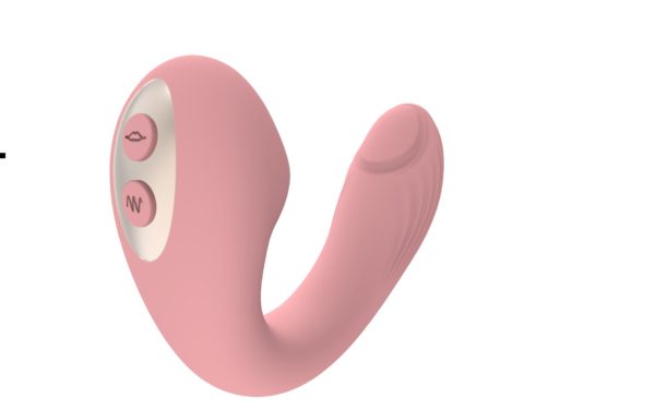 The "Emma" waterproof dual-stimulation suction and G-spot sex-toy vibrator.