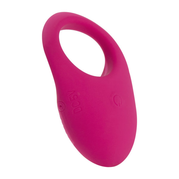 Ribbed, silicone, waterproof, vibrating cock ring for couple's sex, complete with remote control