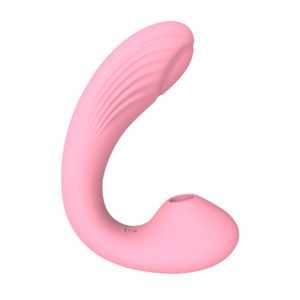 The "Emma" waterproof dual-stimulation suction and G-spot sex-toy vibrator.
