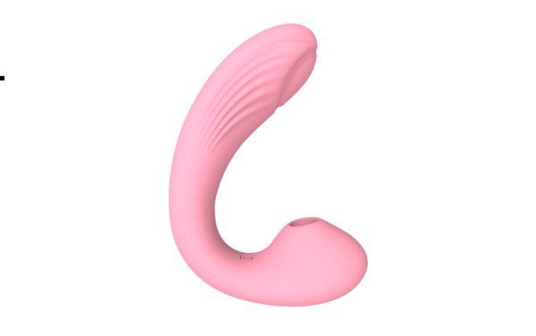 The "Emma" waterproof dual-stimulation suction and G-spot sex-toy vibrator.