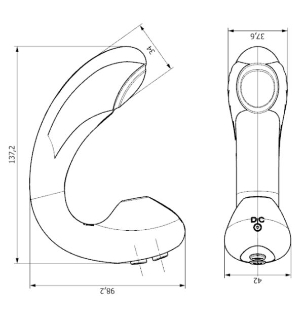 The "Emma" dual-stimulation suction and G-spot sex-toy vibrator.